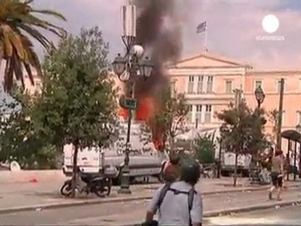 Protesters run wild in Athens