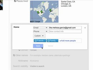 The Google+ project- Explore Settings