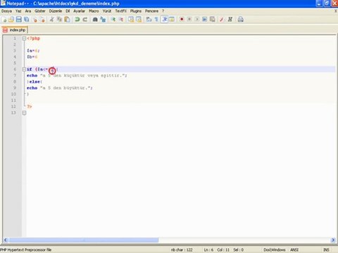 Php giriş dersleri - php öğren - biseyleryaz.com
