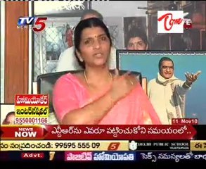 Lakshmi Parvathi      Targets    Chandrababu  -  2