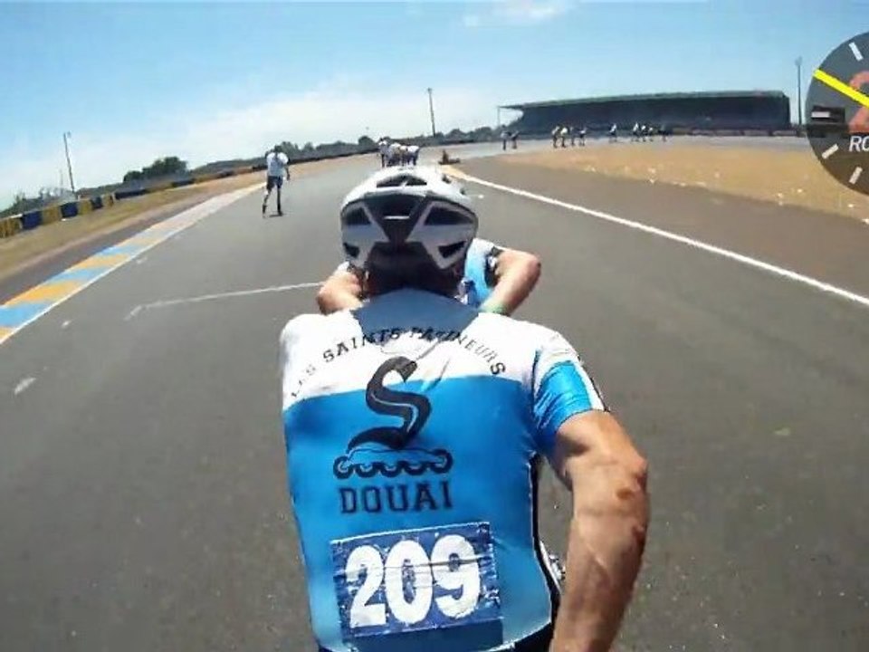 24h du mans roller en 3 min