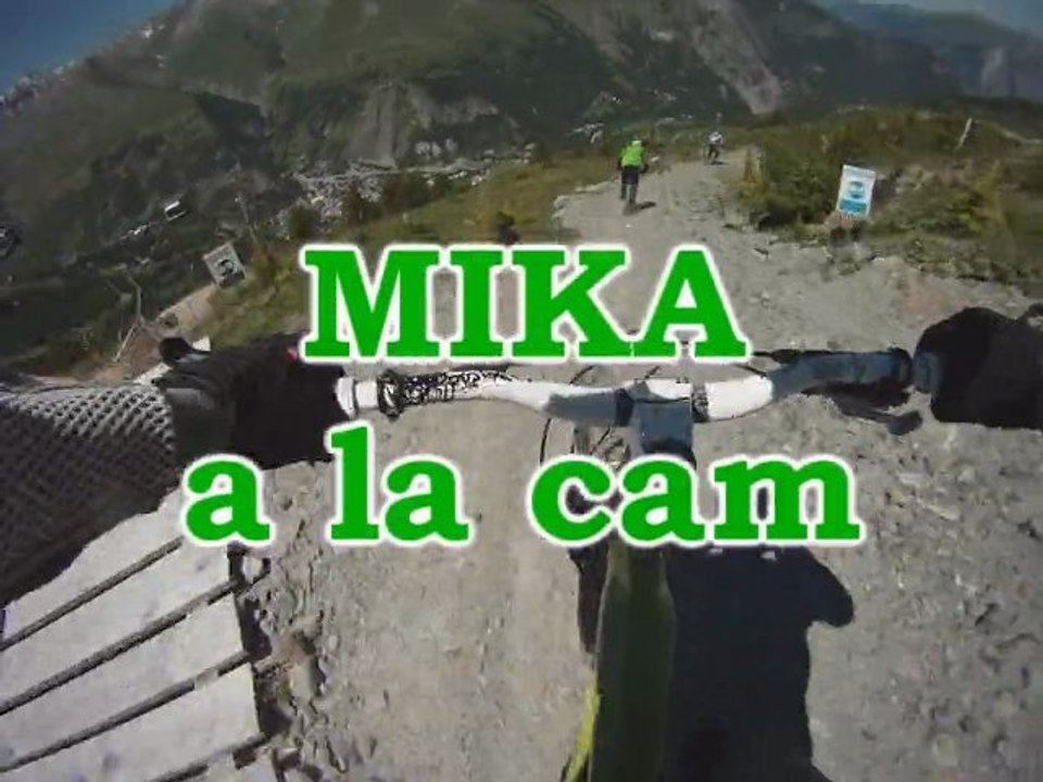 vtt valloire DH goulet tchouck avec MIKA a la cam