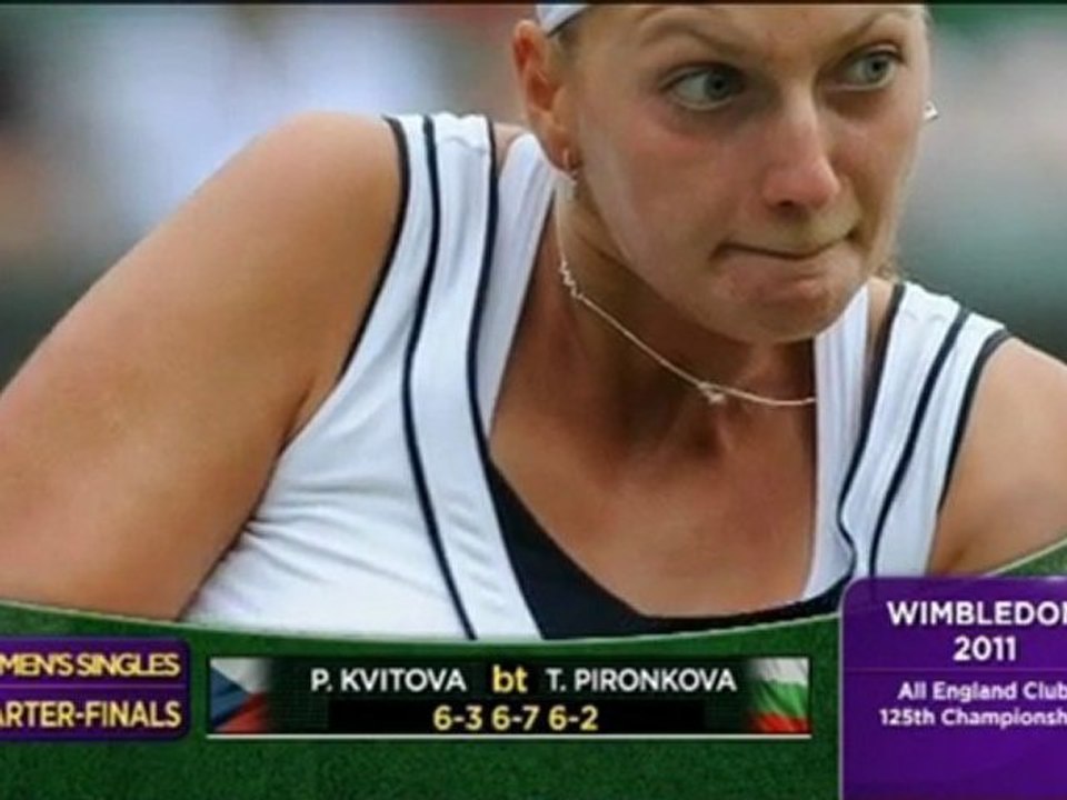 Wimbledon - Kvitova steht im Halbfinale