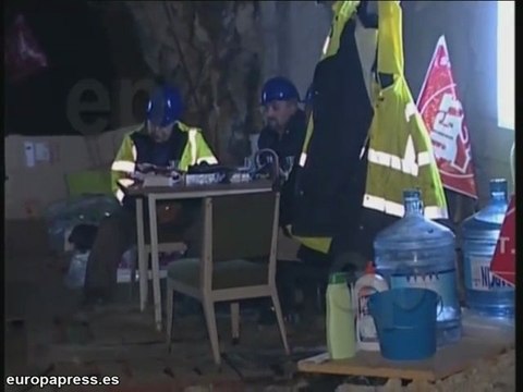 Encierro de mineros en Huelva