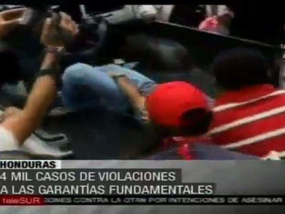 Resistencia hondureña documentó 4 mil violaciones a DDHH