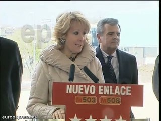 Aguirre inaugura enlace de la carretera M-503
