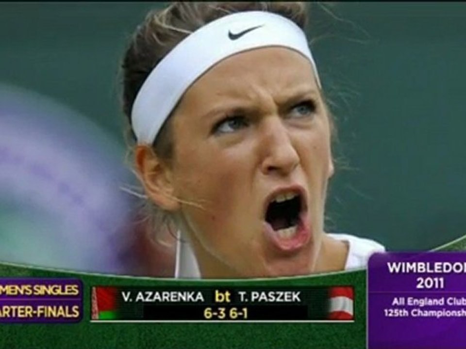 Wimbledon - Azarenka, primeras semis de Grand Slam