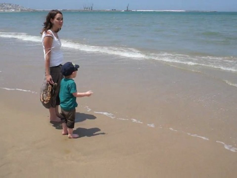 Les pieds dans l'eau