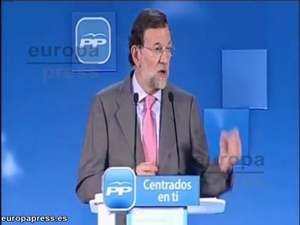 La economía es el eje de la campaña de Mariano Rajoy
