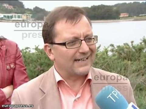 Jesús Iglesias en el Mirador de la Charca de Zeluán