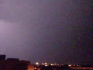 Orage violent dans la nuit du 27 et 28 Juin 2011 sur le Mans