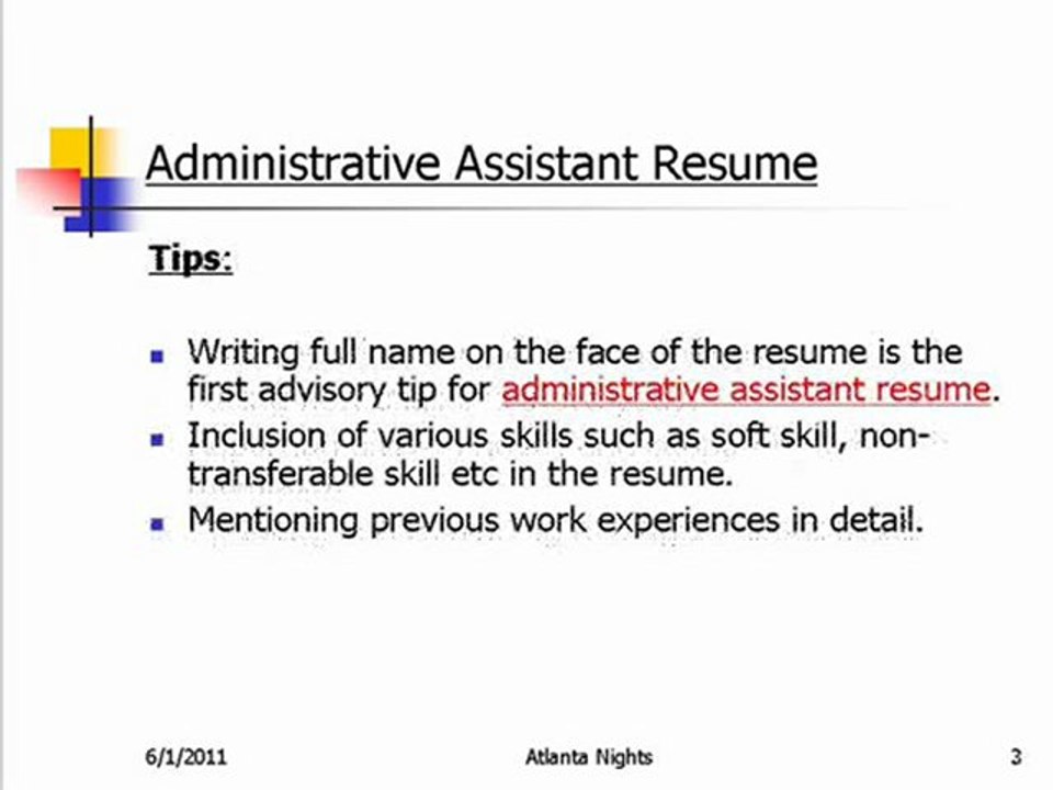 Administrative Assistant Resume
