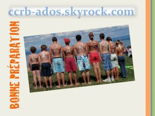 Résumé de la réunion de présentation du séjour