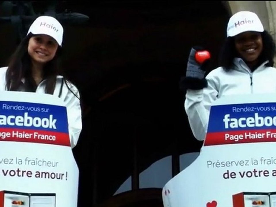 MOBILBOARD - Opération street marketing "Haier France" réalisée pour Knightworks