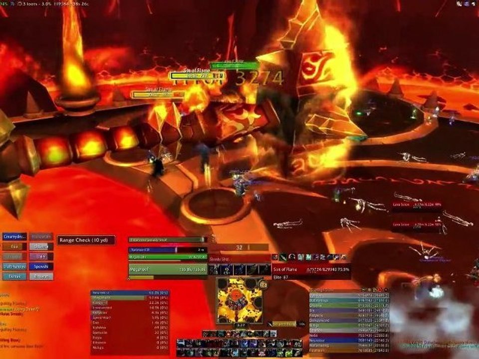 WoW - 1st kill mondial de Ragnaros 25 normal par la guide Enigma (USS)