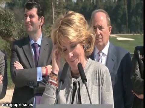 Aguirre inaugura un campo de golf