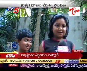 Ganesh Shaped Papaya @ Somajiguda,devotees rushed to visit