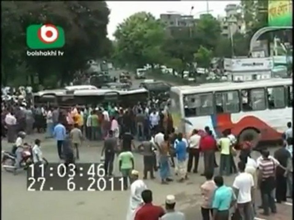 Bus Vs Bus Road Accident