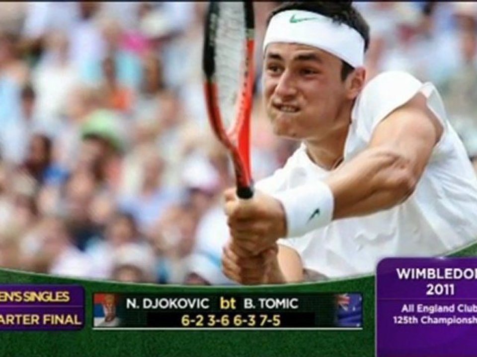 Wimbledon - Djokovic zieht ins Halbfinale ein