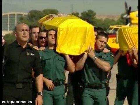 Guardias civiles vuelven de Afganistán