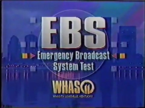 WHAS-TV (1994) - Emergency Broadcast System Test