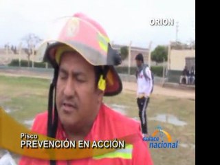 Con exito se realizo el simulacro de sismo y tsunami en Pisco