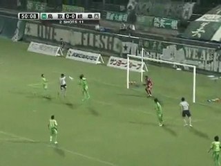 ガイナーレ鳥取　ホーム３連勝ならず・・・ １－１