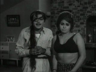 Hot Exposing Scene from B/W Telugu Moivie