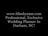 Durham, NC Wedding and event planning company; personal wedding consultant, event planner