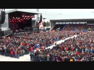 Elton John time lapse at Greenhous Meadow Shrewsbury