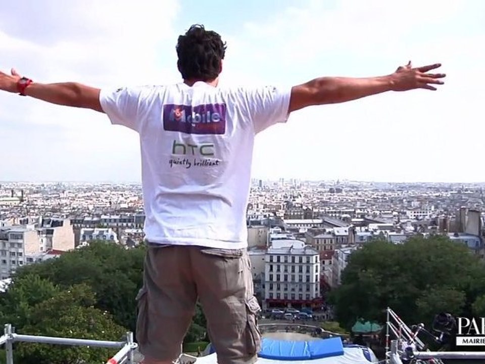Taïg Khris : le saut de l'ange à Montmartre!