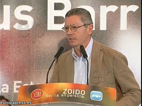 Gallardón lamenta la deslealtad de Zapatero