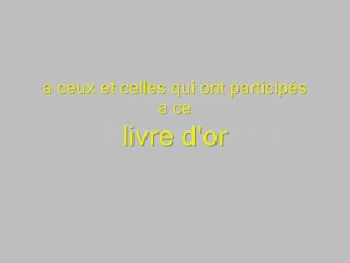 livre d'or ,salon du livre et du cinéma