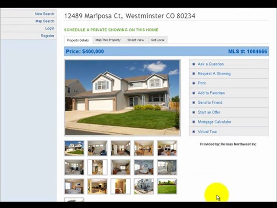 Find Westminster Colorado Real Estate Listings
