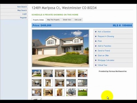 Find Westminster Colorado Real Estate Listings