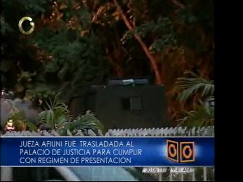 Jueza Afiuni presentada en tribunales