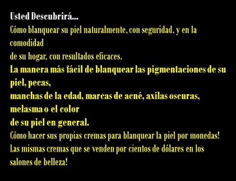 PIEL SIN MANCHAS,tratamientos para aclarar la piel