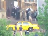 The Dark Knight Rises - Set Video with Christian Bale / Anne Hathaway
