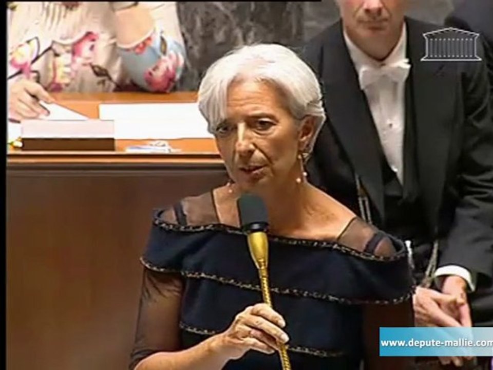 Standing ovation pour Christine Lagarde à l'Assemblée