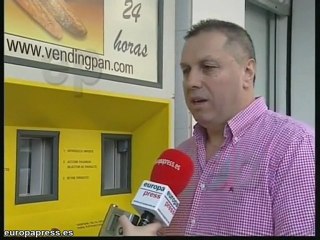 Máquina expendedora: pan 24 horas al día