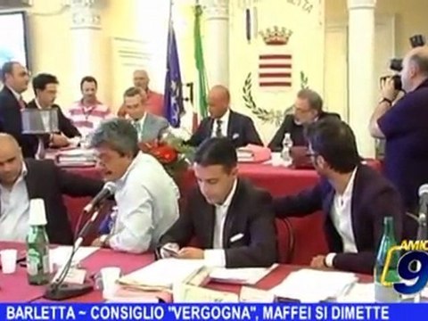 Barletta | Consiglio Vergogna , Maffei si dimette