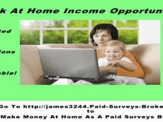 Work at Home Alert | Survey Positions Available
