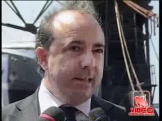 Napoli - Il Mega Yacht dei cantieri navali Palumbo