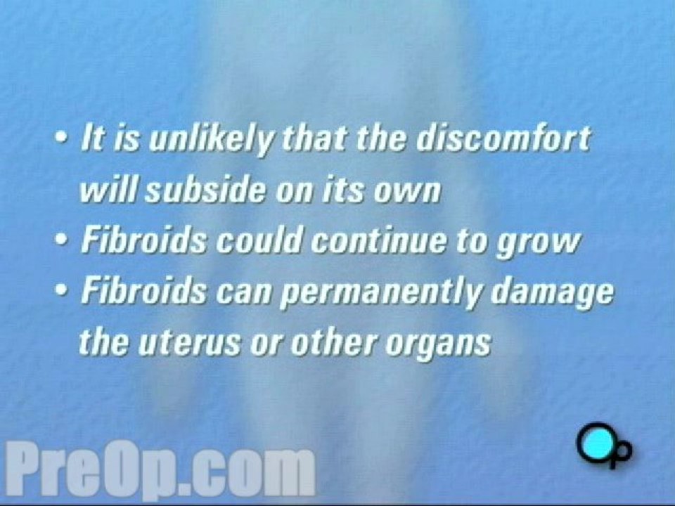 Myomectomy Vaginal Fibroid Removal  - Alternatives