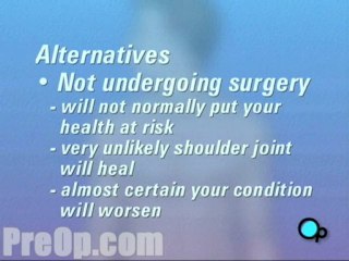 Shoulder Replacement  - Alternatives