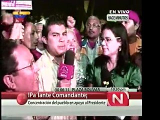 Concentraciones en apoyo al Presidente