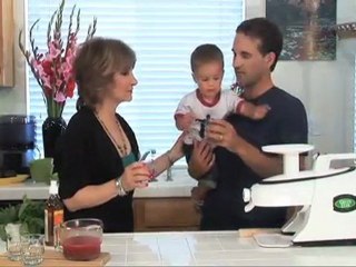 Baby Jude Beal Loves Living Juice