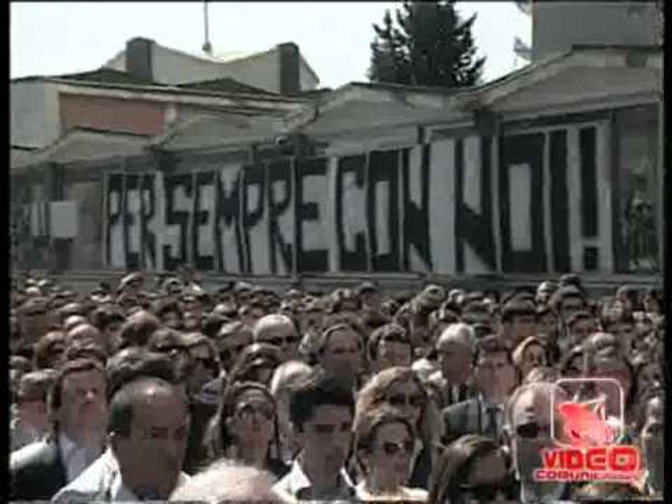 Napoli - Trigesimo del tragico incidente dei 3 ragazzi di via Petrarca