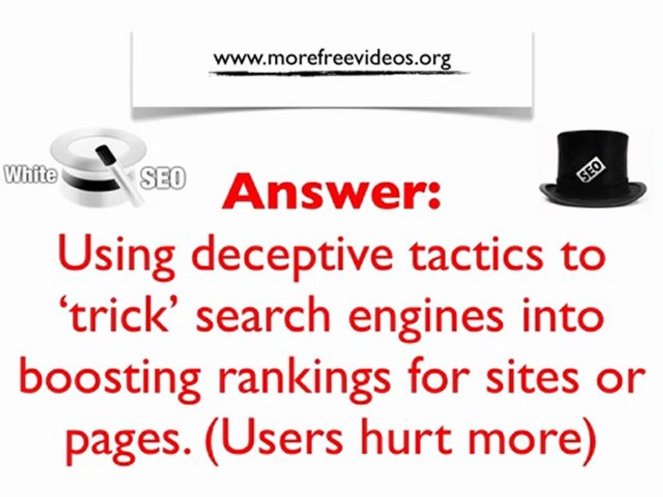 What is Black Hat SEO (Search Engine Optimization)