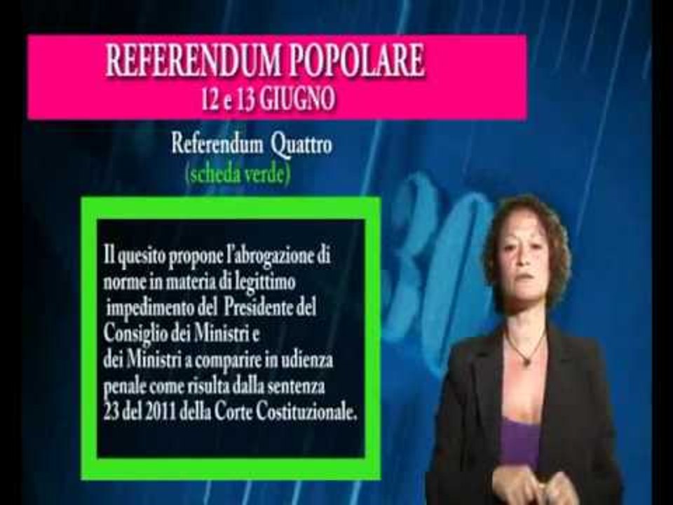 Referendum popolari abrogativi del 12 e 13 giugno 2011